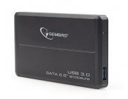 Gembird EE2-U3S-2, External enclosure for 2.5'' SATA HDD with USB3.0(5Gb/s) interface, Black